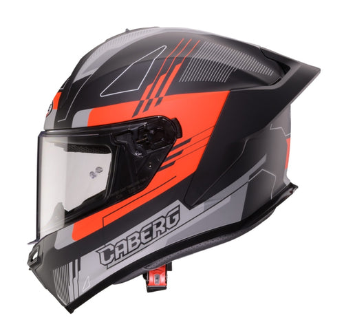 Casca integrala Caberg model Roxter Colt R9 negru/rosu/gri mat Pinlock ready