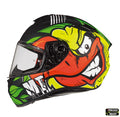 Casca integrala motociclete MT Targo Truck A2 galben fluor mat – tip MT-V-14