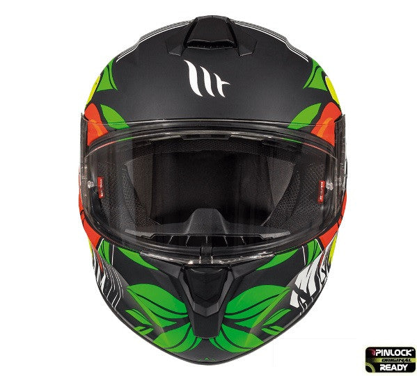 Casca integrala motociclete MT Targo Truck A2 galben fluor mat – tip MT-V-14