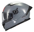 Casca integrala MT Braker SV A12 gri lucios (ochelari soare integrati) - tip viziera: MT-V-28B - DKS435