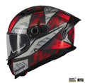 Casca integrala MT Braker SV Fury C5 rosu lucios (ochelari soare integrati) - tip viziera: MT-V-28B - DKS435 - punctaj maxim SHARP Test - 5 stele