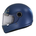 Casca integrala MT Jarama A7 albastru mat - model Retro - Cafe Racer