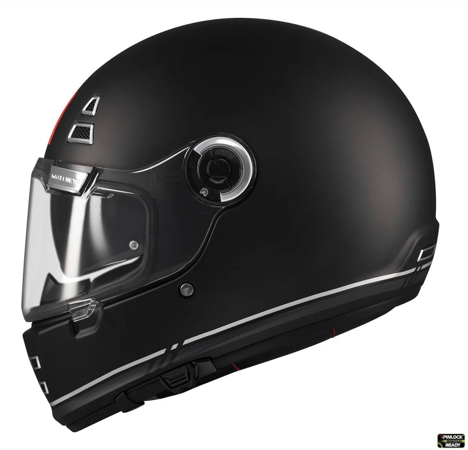Casca integrala MT Jarama SV B2 negru mat - model Retro - Cafe Racer (ochelari soare integrati) - tip viziera: MT-V-32