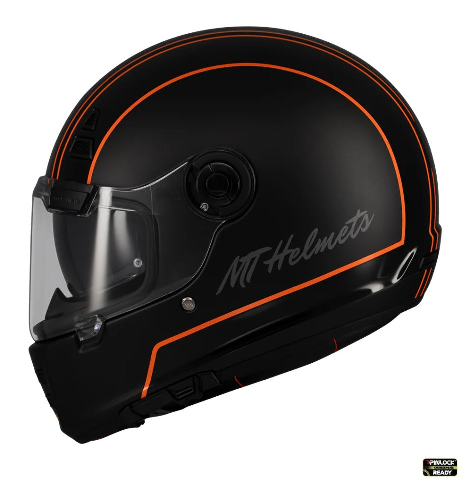 Casca integrala MT Jarama SV Wild B1 negru mat - model Retro - Cafe Racer (ochelari soare integrati) - tip viziera: MT-V-32
