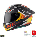 Casca integrala MT KRE+ Carbon Acosta A37 albastru inchis (negru) mat - 100% carbon - FIM approved