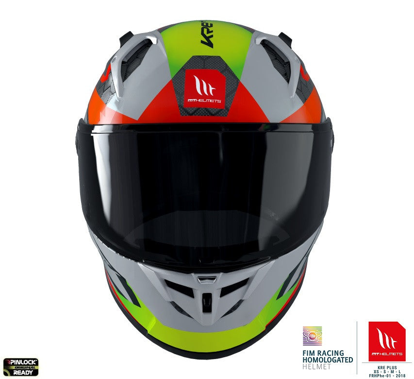 Casca integrala MT KRE+ Carbon Projectile D2 gri lucios - 100% carbon - FIM approved