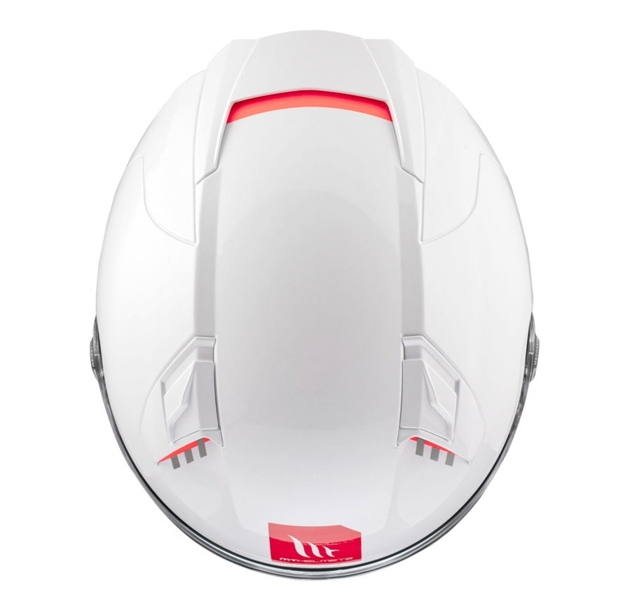 Casca integrala MT Revenge 2 S A0 alb lucios - omologare noua ECE 22.06 - tip viziera: MT-V-14B