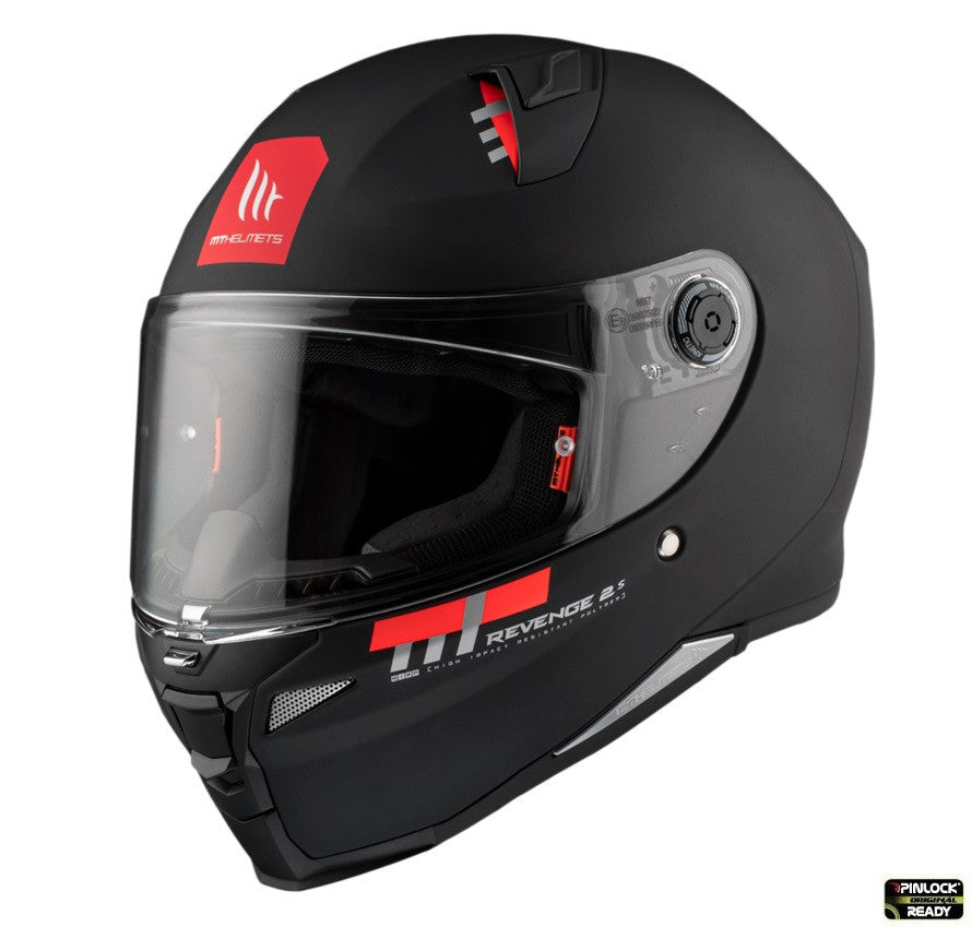 Casca integrala MT Revenge 2 S A1 negru mat - omologare noua ECE 22.06 - tip viziera: MT-V-14B