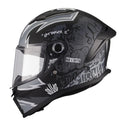 Casca integrala MT Stinger 2 Kids Tagger B2 negru mat - tip viziera: MT-V-28B - casca de copii
