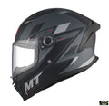 Casca integrala MT Stinger 2 Zivze C2 negru/gri mat - tip viziera: MT-V-28B