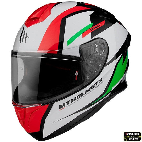 Casca integrala MT Targo Pro Sound C6 verde lucios – tip MT-V-14