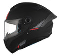 Casca integrala MT Targo S A1 negru mat - omologare noua ECE 22.06 - tip viziera: MT-V-14B