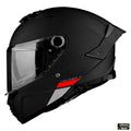 Casca integrala MT Thunder 4 SV A1 negru mat (ochelari soare integrati) - tip viziera MT-V-28B