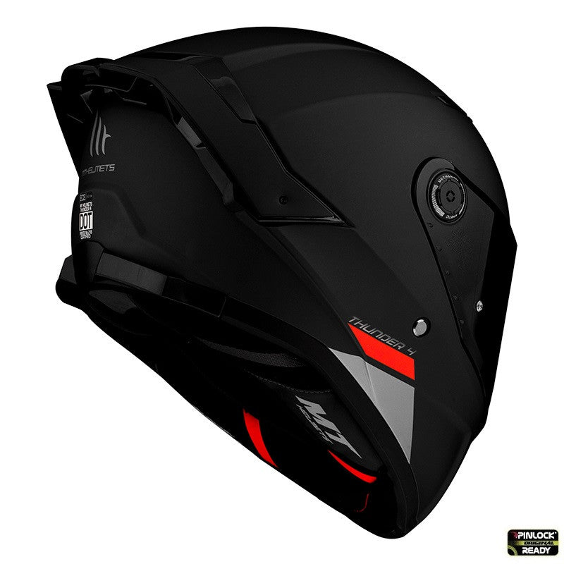 Casca integrala MT Thunder 4 SV A1 negru mat (ochelari soare integrati) - tip viziera MT-V-28B