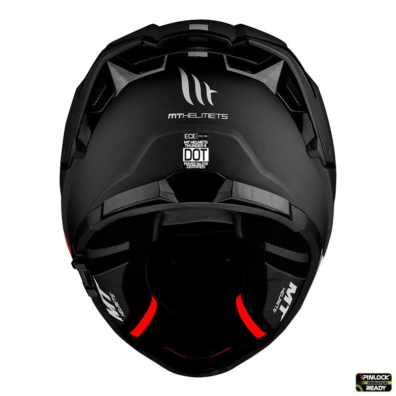 Casca integrala MT Thunder 4 SV A1 negru mat (ochelari soare integrati) - tip viziera MT-V-28B