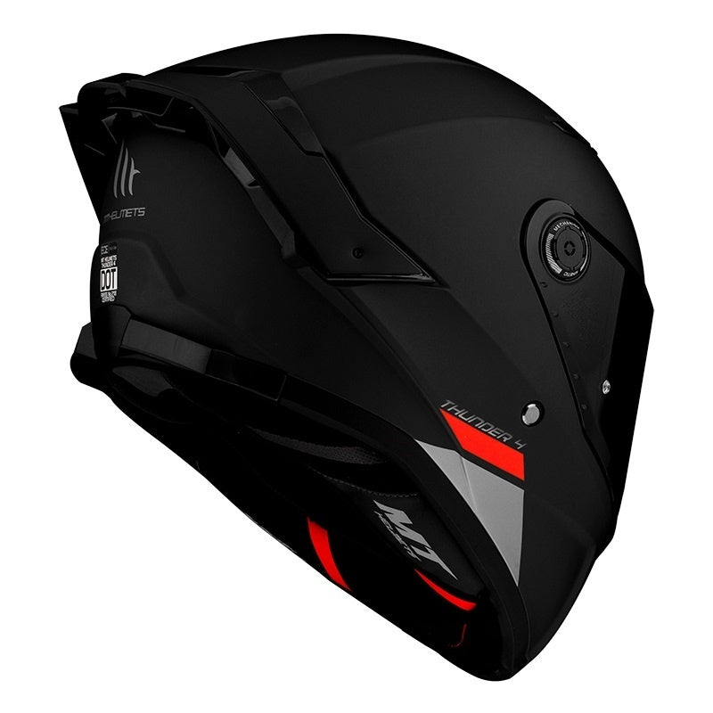 Casca integrala MT Thunder 4 SV A1 negru mat (ochelari soare integrati) - tip viziera MT-V-28B