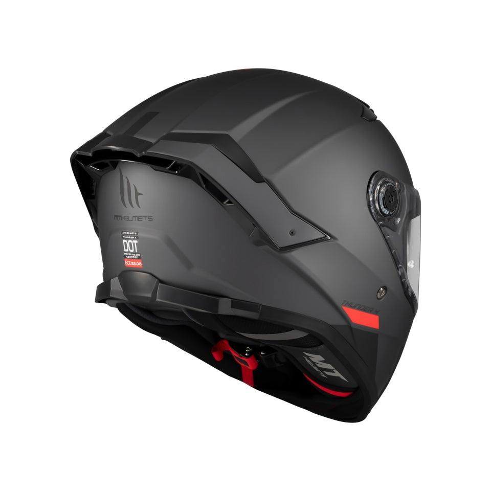 Casca integrala MT Thunder 4 SV A12 gri mat (ochelari soare integrati)