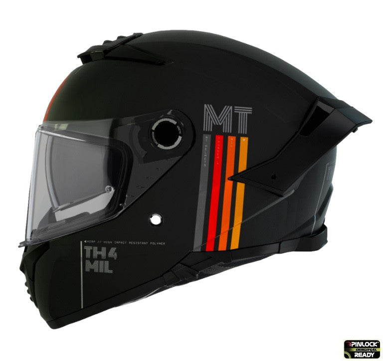 Casca integrala MT Thunder 4 SV MIL A11 negru mat (ochelari soare integrati) - tip viziera MT-V-28B