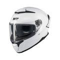 Casca integrala MT Thunder 4 SV Pure A0 alb lucios (ochelari soare integrati)