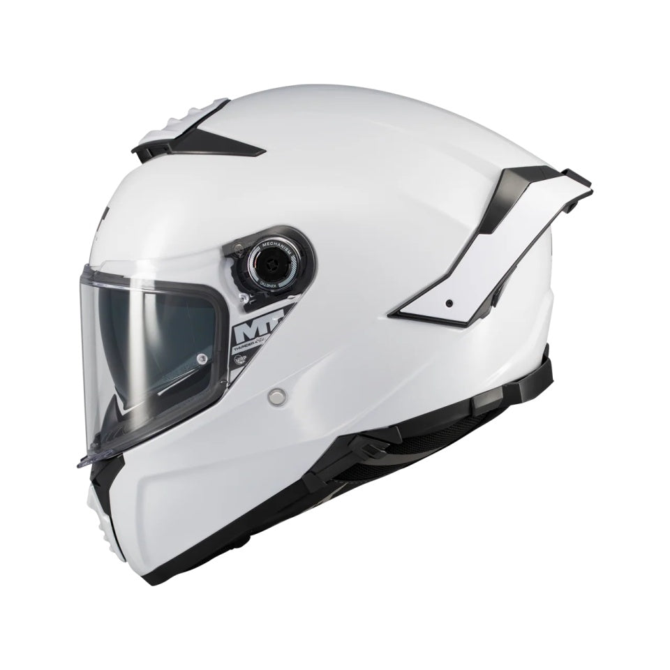 Casca integrala MT Thunder 4 SV Pure A0 alb lucios (ochelari soare integrati)