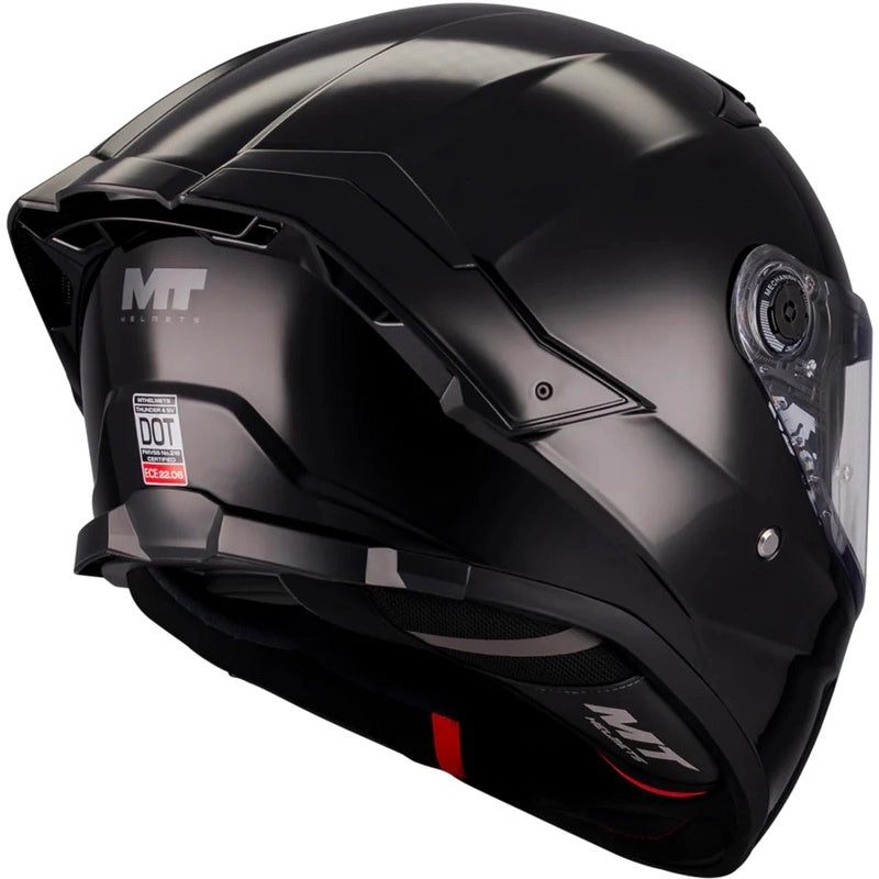Casca integrala MT Thunder 4 SV Pure A1 negru lucios (ochelari soare integrati)