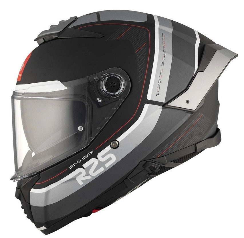 Casca integrala MT Thunder 4 SV R25 B2 negru/gri mat (ochelari soare integrati)