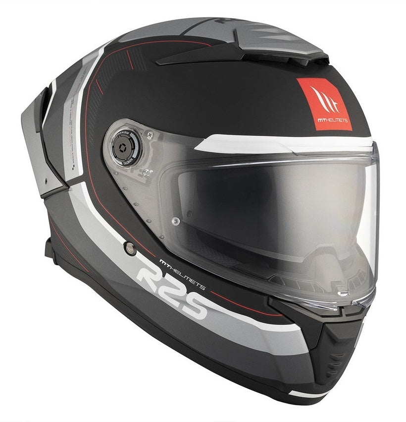 Casca integrala MT Thunder 4 SV R25 B2 negru/gri mat (ochelari soare integrati)