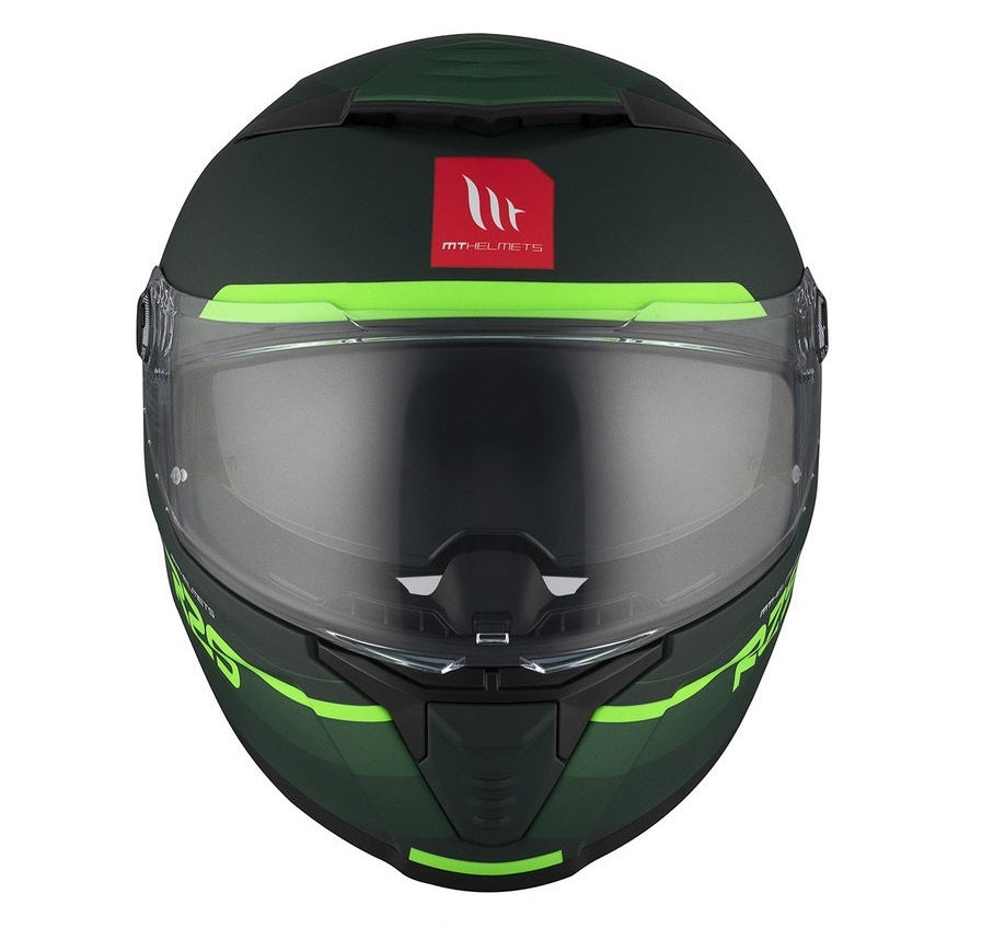Casca integrala MT Thunder 4 SV R25 C6 Verde Mat (ochelari soare integrati)