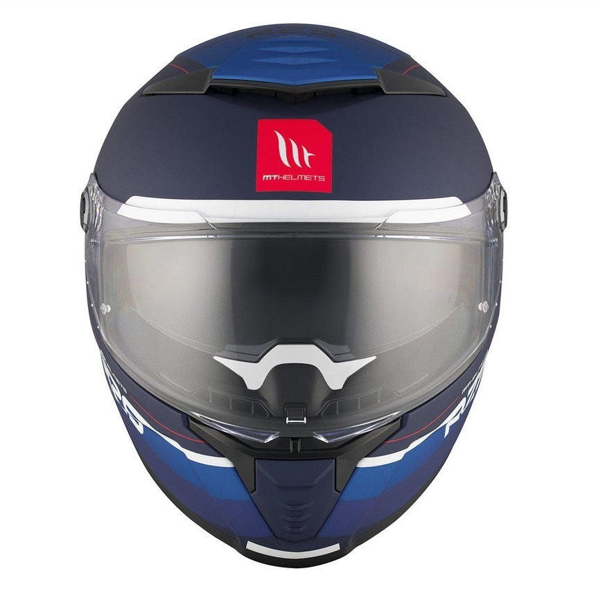 Casca integrala MT Thunder 4 SV R25 C7 albastru mat (ochelari soare integrati)
