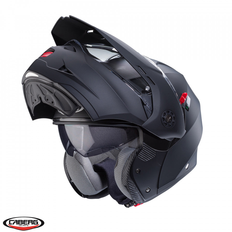 Casca modulabila (flip-up)/adventure Caberg model Tourmax X SV negru mat Pinlock ready - lentila Pinlock inclusa