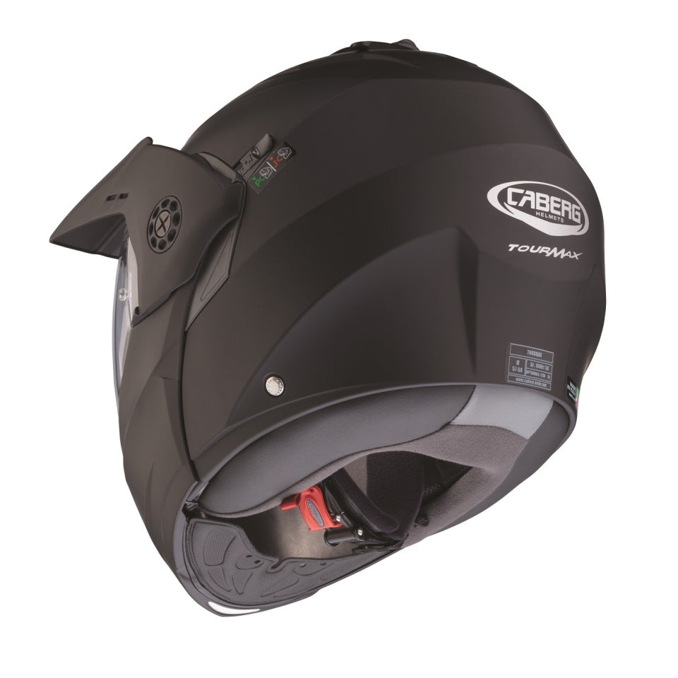 Casca modulabila (flip-up)/adventure Caberg model Tourmax X SV negru mat Pinlock ready - lentila Pinlock inclusa