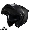 Casca modulabila (flip-up) Axxis GhostFighter SV A1 negru mat (ochelari soare integrati) – tip viziera: MT-V-36