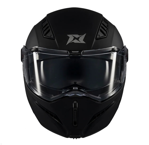 Casca modulabila (flip-up) Axxis GhostFighter SV A1 negru mat (ochelari soare integrati) – tip viziera: MT-V-36