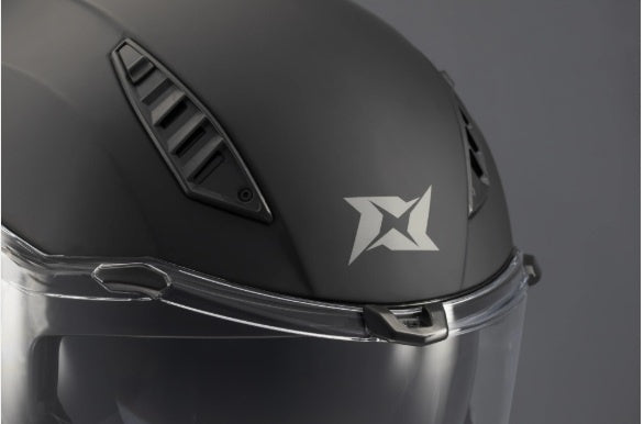 Casca modulabila (flip-up) Axxis GhostFighter SV A12 titanium mat (ochelari soare integrati) – tip viziera: MT-V-36