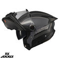 Casca modulabila (flip-up) Axxis GhostFighter SV Bitone C12 gri mat (ochelari soare integrati) – tip viziera: MT-V-36