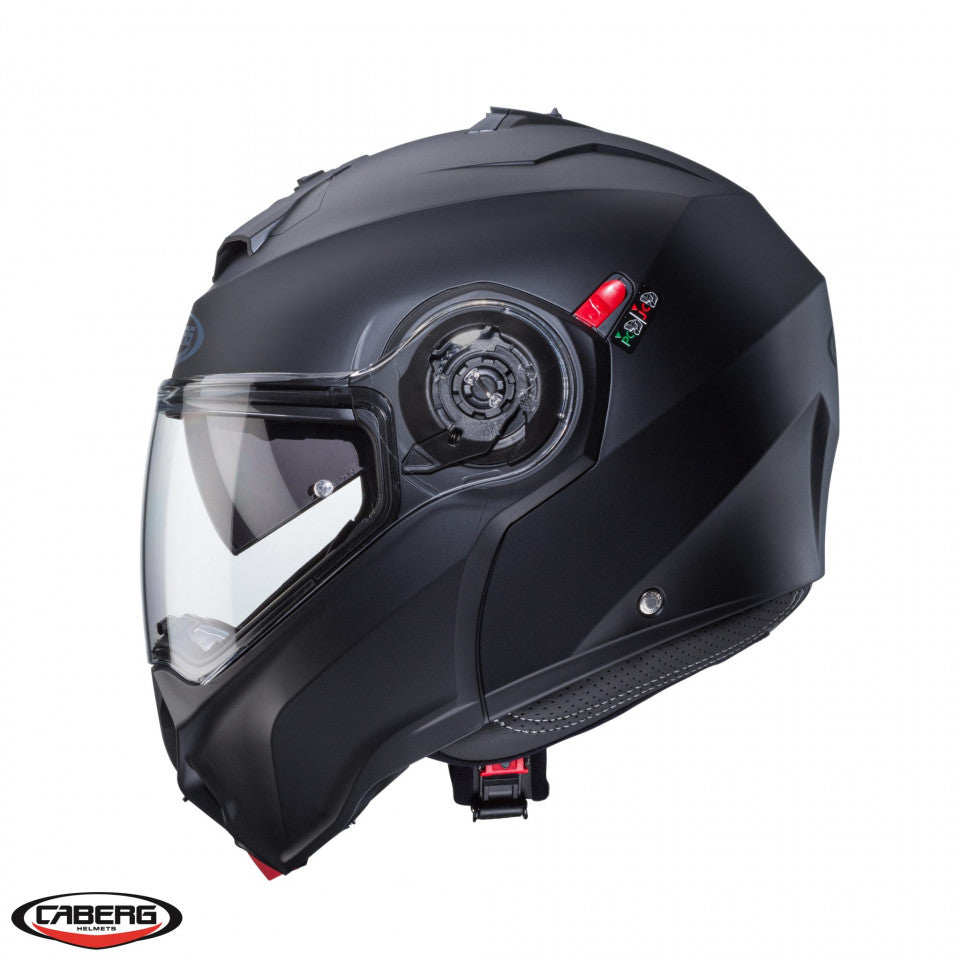 Casca modulabila (flip-up) Caberg model Duke Evo SV negru mat Pinlock ready - lentila Pinlock inclusa