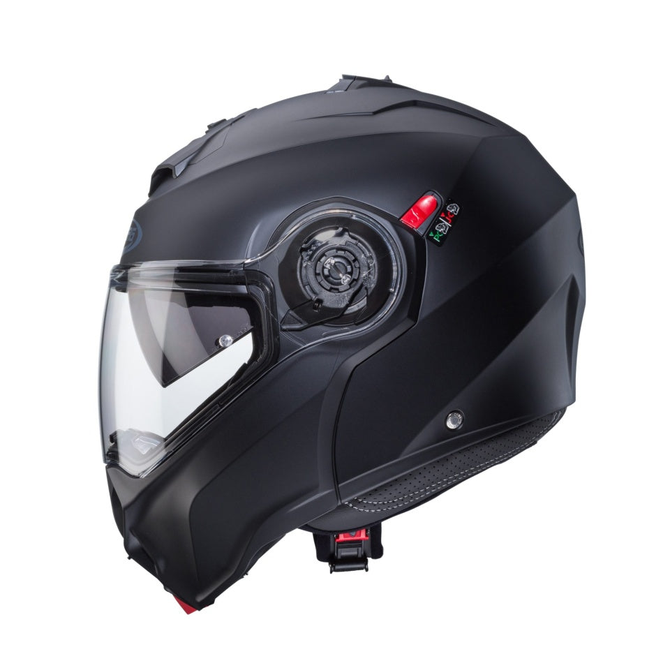 Casca modulabila (flip-up) Caberg model Duke Evo SV negru mat Pinlock ready - lentila Pinlock inclusa