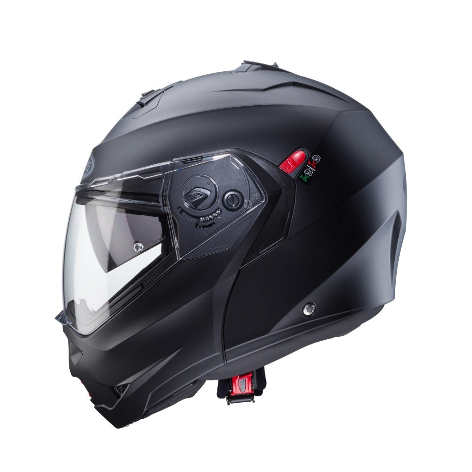 Casca modulabila (flip-up) Caberg model Duke X SV negru mat Pinlock ready - lentila Pinlock inclusa