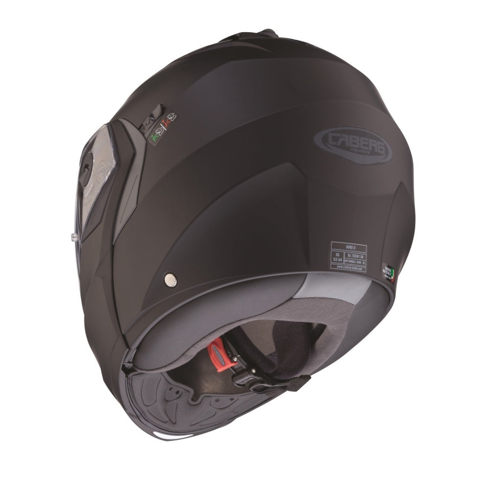 Casca modulabila (flip-up) Caberg model Duke X SV negru mat Pinlock ready - lentila Pinlock inclusa