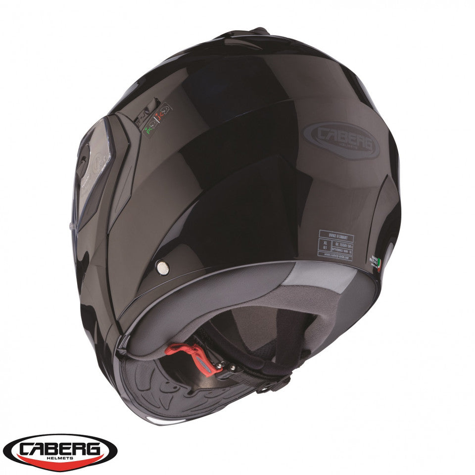 Casca modulabila (flip-up) Caberg model Duke X SV Smart black (negru lucios) Pinlock ready - lentila Pinlock NU este inclusa