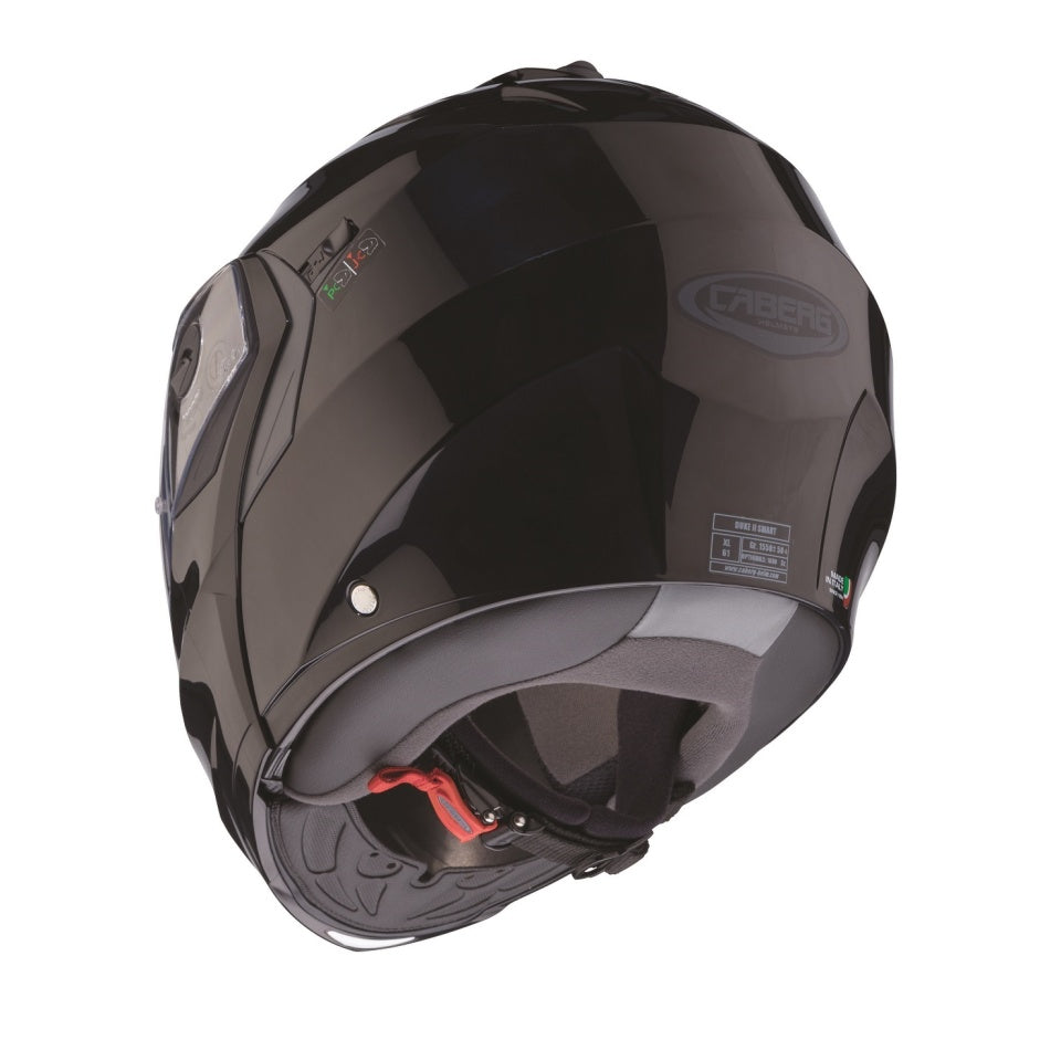 Casca modulabila (flip-up) Caberg model Duke X SV Smart black (negru lucios) Pinlock ready - lentila Pinlock NU este inclusa