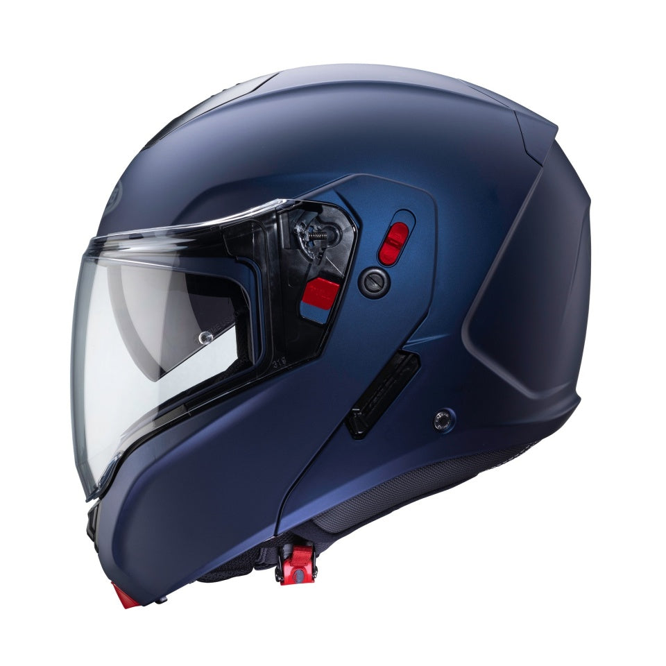 Casca modulabila (flip-up) Caberg model Horus X albastru mat Pinlock ready - lentila Pinlock inclusa