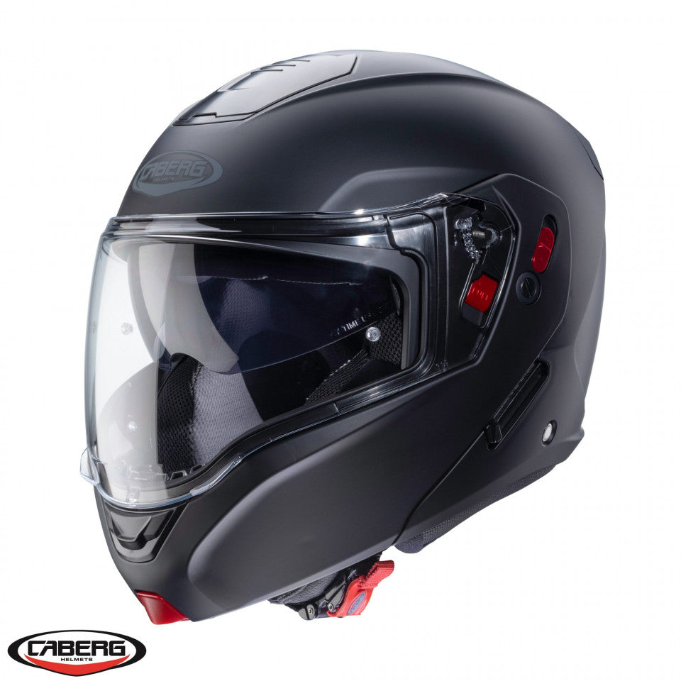 Casca modulabila (flip-up) Caberg model Horus X negru mat Pinlock ready - lentila Pinlock inclusa