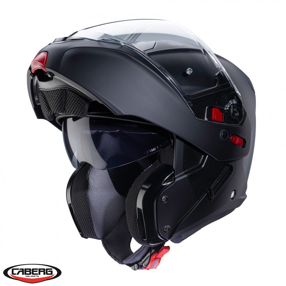 Casca modulabila (flip-up) Caberg model Horus X negru mat Pinlock ready - lentila Pinlock inclusa