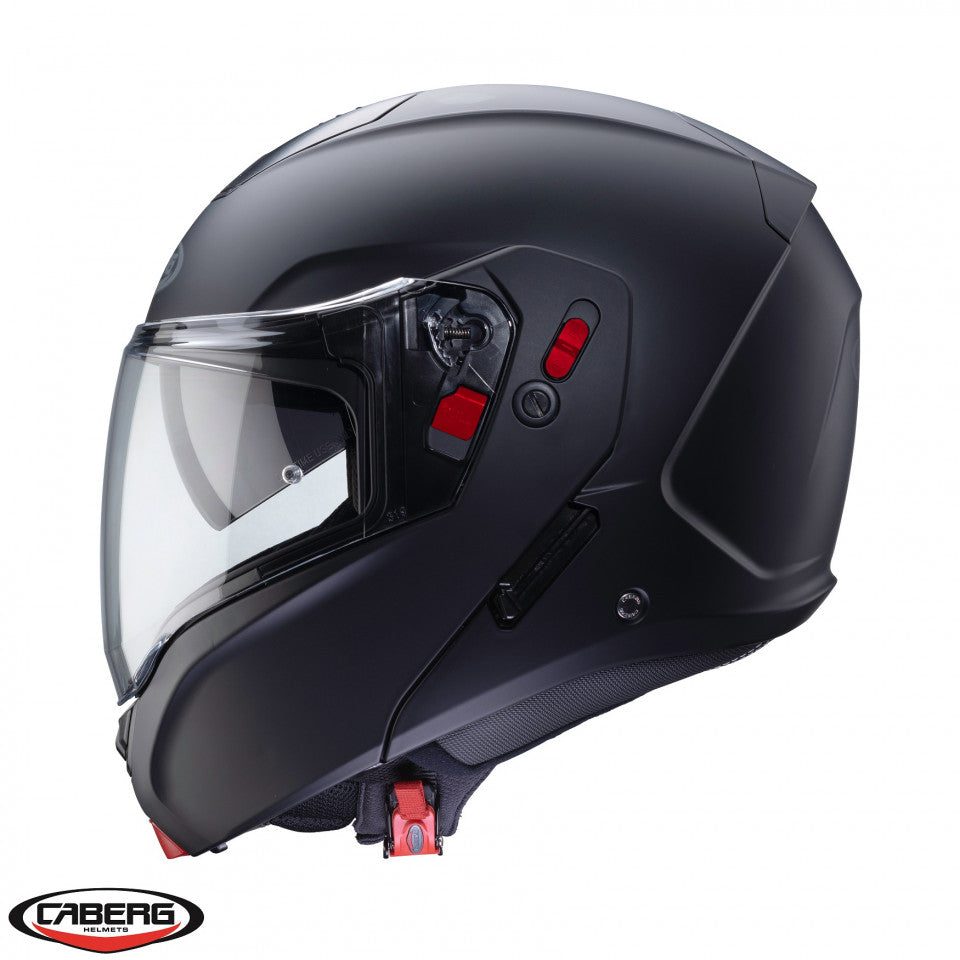 Casca modulabila (flip-up) Caberg model Horus X negru mat Pinlock ready - lentila Pinlock inclusa