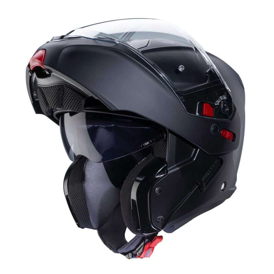 Casca modulabila (flip-up) Caberg model Horus X negru mat Pinlock ready - lentila Pinlock inclusa