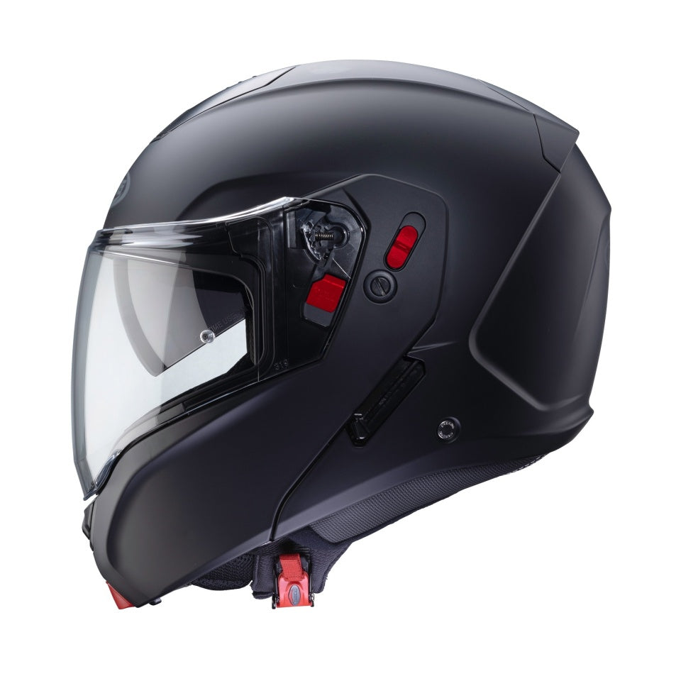 Casca modulabila (flip-up) Caberg model Horus X negru mat Pinlock ready - lentila Pinlock inclusa