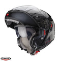 Casca modulabila (flip-up) Caberg model Levo X 94 carbon Pinlock ready - lentila Pinlock inclusa (100% carbon)