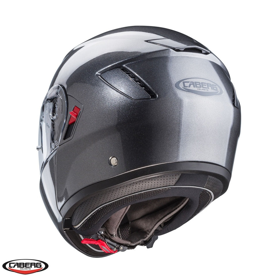 Casca modulabila (flip-up) Caberg model Levo X N1 gri metalic lucios Pinlock ready - lentila Pinlock inclusa (fibra de sticla)