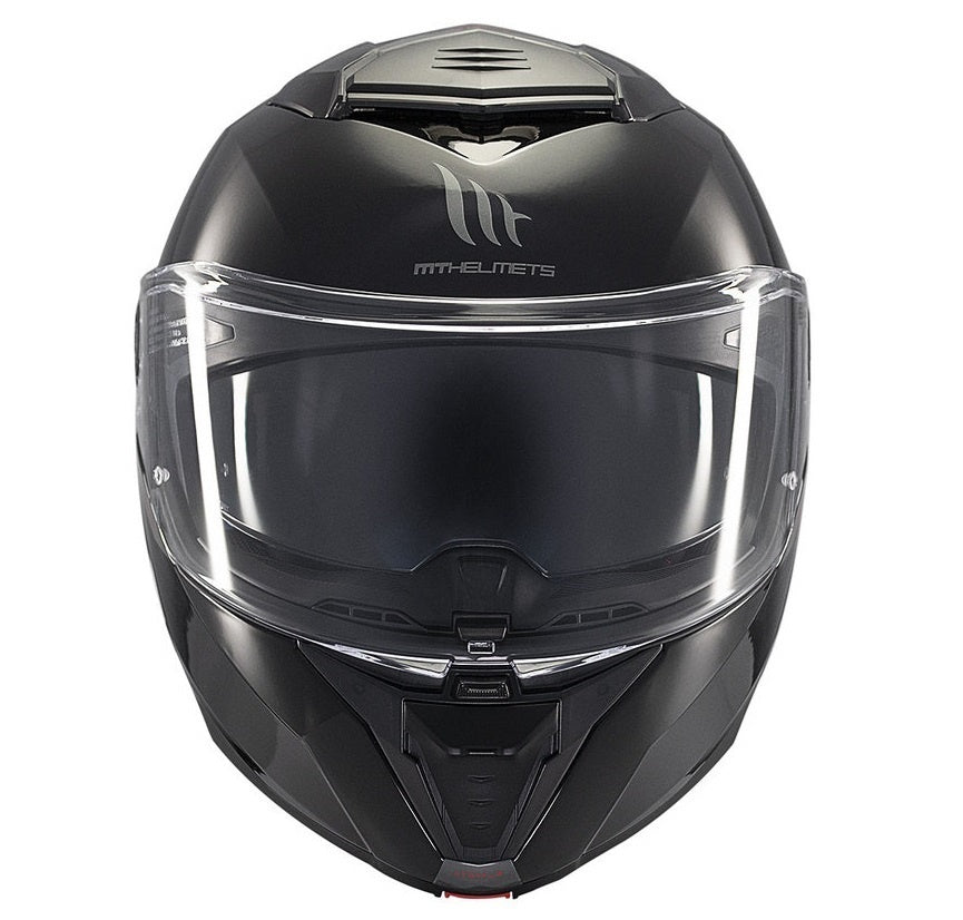 Casca modulabila MT Atom 2 SV A1 negru lucios (ochelari soare integrati) Pinlock Ready - tip viziera: MT-V-35